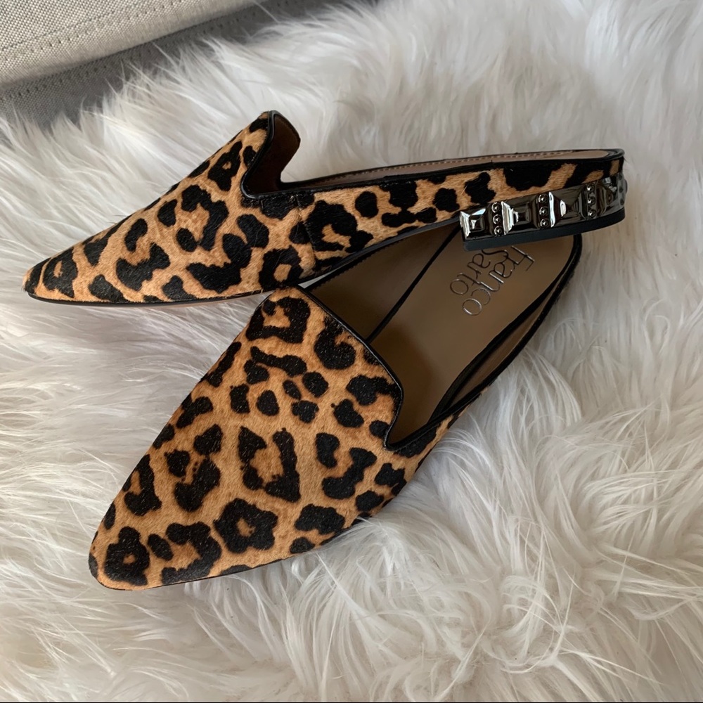 Franco Sarto Leopard Mules ‘Samanta’ | 6.5
